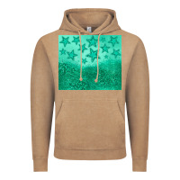 Vintage Coffee green glitter star Vintage Hoodie - JahusDesignShop