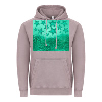 Vintage Zinc green glitter star Vintage Hoodie - JahusDesignShop