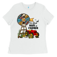 So God Made A Farmer Ladies Tee | Teevron