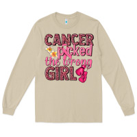 Mushroom cancer picked the wrong girl Long Sleeve Tee - NancyCooperArtShop