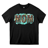 Black aztec mom Heavy Core Tee - Zillion Design Studio