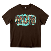 Chocolate Brown aztec mom Heavy Core Tee - Zillion Design Studio