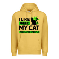 Antique Gold Cat Weed I Like My Cat Gift Premium Hoodie - Bettercallsaul