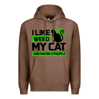 Chestnut Cat Weed I Like My Cat Gift Premium Hoodie - Bettercallsaul