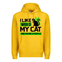 Lemon Cat Weed I Like My Cat Gift Premium Hoodie - Bettercallsaul