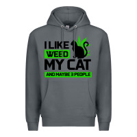 Rock Cat Weed I Like My Cat Gift Premium Hoodie - Bettercallsaul