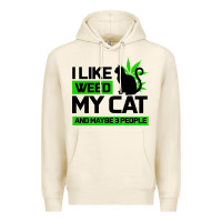 Tofu Cat Weed I Like My Cat Gift Premium Hoodie - Bettercallsaul