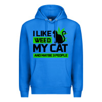 True Royal Cat Weed I Like My Cat Gift Premium Hoodie - Bettercallsaul