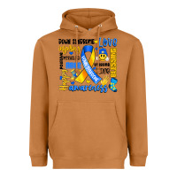Meerkat down syndrome awareness typography Heavyweight Hoodie - Artiststas
