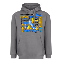 Storm down syndrome awareness typography Heavyweight Hoodie - Artiststas
