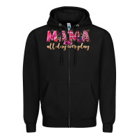 Black mama all day everyday Zipper Hoodie - NancyCooperArtShop