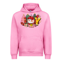 Fuchsia Pink joy snowman Urban Hoodie - CowGirlArtShop