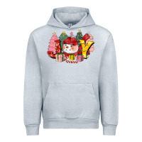 Heather Grey joy snowman Urban Hoodie - CowGirlArtShop