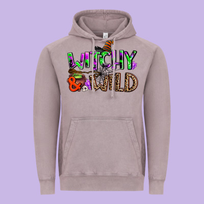 Witchy And Wild Vintage Hoodie Designed By Adodesignshop