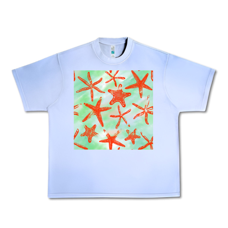 Starfish Seamless Pattern Urban Heavy Tee by BundleAndBundleShop | Teevron