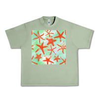 Oil Green starfish seamless pattern Urban Heavy Tee - BundleAndBundleShop