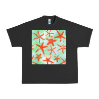Pigment Black starfish seamless pattern Urban Heavy Tee - BundleAndBundleShop