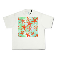 Pistachio starfish seamless pattern Urban Heavy Tee - BundleAndBundleShop