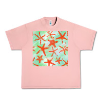 Salmon starfish seamless pattern Urban Heavy Tee - BundleAndBundleShop