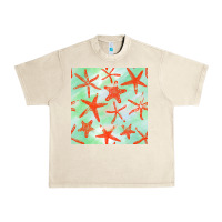 Sandshell starfish seamless pattern Urban Heavy Tee - BundleAndBundleShop