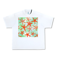White starfish seamless pattern Urban Heavy Tee - BundleAndBundleShop