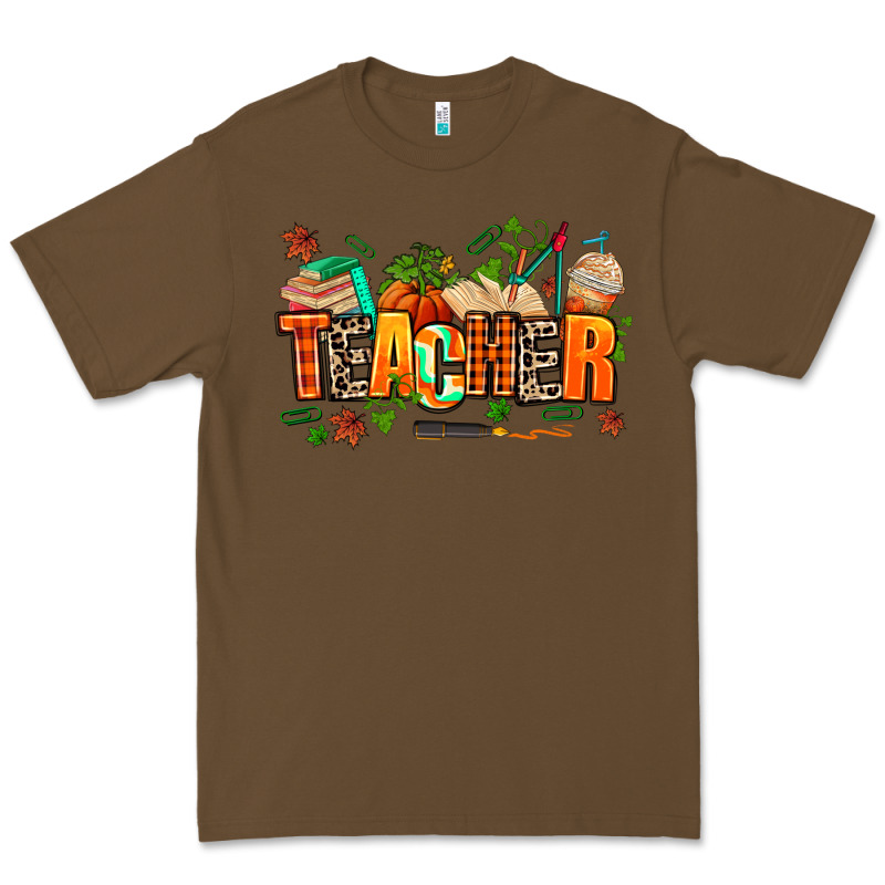 Fall Teacher Premium Tee by AdoDesignShop | Teevron