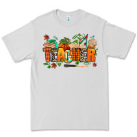 Dove Grey fall teacher Premium Tee - AdoDesignShop