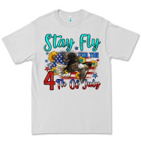 Dove Grey stay fly for the 4 th of july Premium Tee - Zillion Design Studio