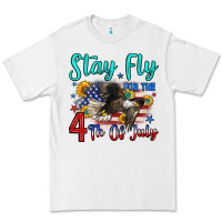 White stay fly for the 4 th of july Premium Tee - Zillion Design Studio