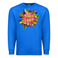 True Royal lunch lady tie dye sunflower Premium Sweatshirt - BarkalooDesign
