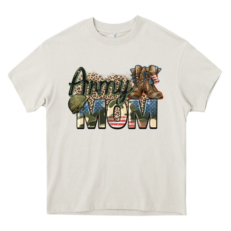 Army Mom Heavy Core Tee by Zillion Design Studio | Teevron