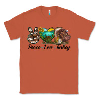 Copper peace love turkey Classic Tee - LillyAllenDesigns