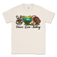 Natural peace love turkey Classic Tee - LillyAllenDesigns