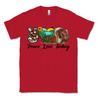Red peace love turkey Classic Tee - LillyAllenDesigns