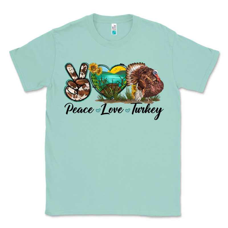 Peace Love Turkey Classic Tee by LillyAllenDesigns | Teevron