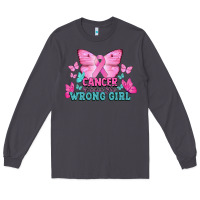Smoke cancer picked the wrong girl Long Sleeve Tee - NancyCooperArtShop