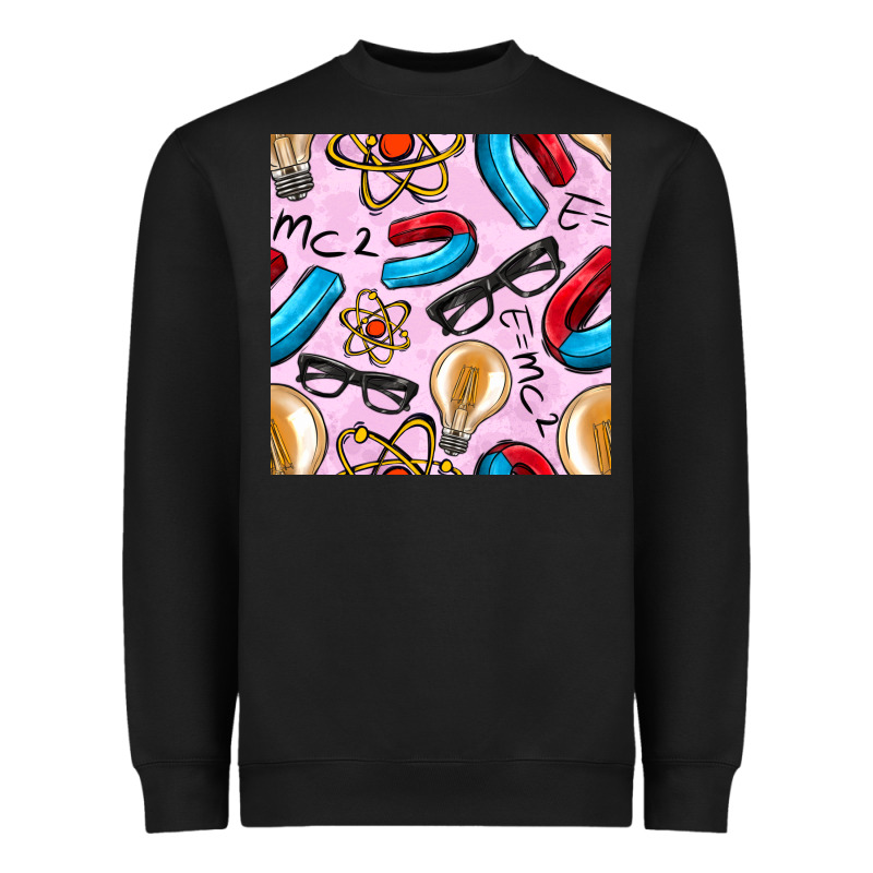 Physics Seamless Pattern Heavyweight Sweatshirt by BundleAndBundleShop | Teevron