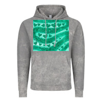 Cloud Rock green glitter heart Vintage Hoodie - JahusDesignShop