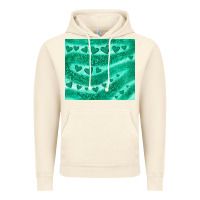 Vintage Artic green glitter heart Vintage Hoodie - JahusDesignShop