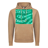 Vintage Coffee green glitter heart Vintage Hoodie - JahusDesignShop