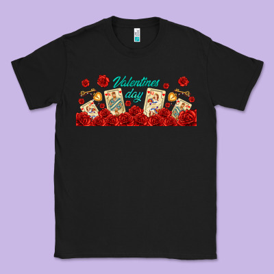 Valentines Day With Playing Cards Classic Tee Designed By Adodesignshop