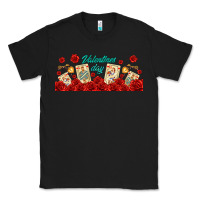 Black valentines day with playing cards Classic Tee - AdoDesignShop
