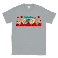 Heather Grey valentines day with playing cards Classic Tee - AdoDesignShop