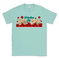 Seafoam valentines day with playing cards Classic Tee - AdoDesignShop