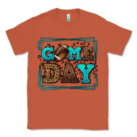 Copper Game day American Football leopard frame Classic Tee - LillyAllenDesigns