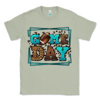 Matcha Game day American Football leopard frame Classic Tee - LillyAllenDesigns