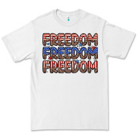 White freedom freedom freedom Premium Tee - Zillion Design Studio