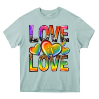 Arona love is love with hearts Heavy Core Tee - texasbilliewilder