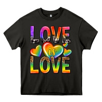 Asphalt love is love with hearts Heavy Core Tee - texasbilliewilder