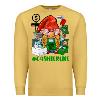 Antique Gold cashier  life gnome Premium Sweatshirt - BarkalooDesign